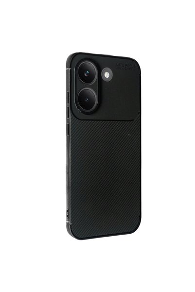 EGSTECH غطاء لهاتف Poco X8 Pro، تصميم كربوني، متين، فئة ممتازة، مع خاصية التر...