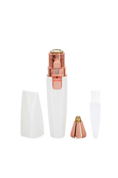 FOXMAG24 Epilator pentru sprâncene și față 2 în 1, 2 capete, încărcare USB, i...