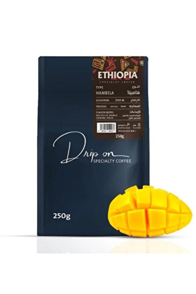 Drip on coffee Ethiopia Natural Filter and Espresso 250 Gm