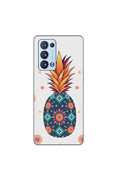 OEM Husa compatibila cu Oppo Reno6 Pro 5G Silicon Gel Tpu Model Floral Pineapple