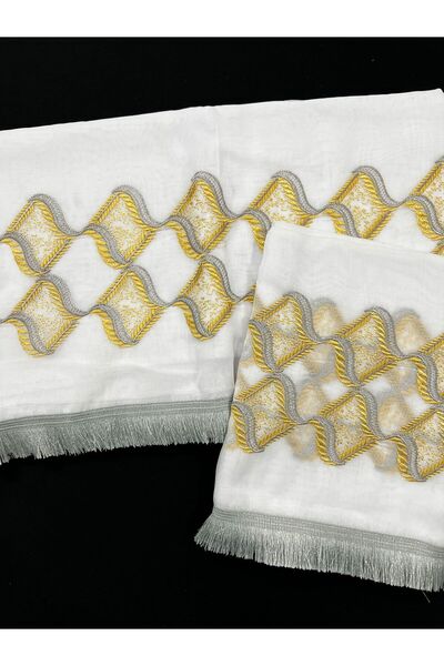 Difaf Men's Sudanese Turban and Scarf Set: First-Class Quality