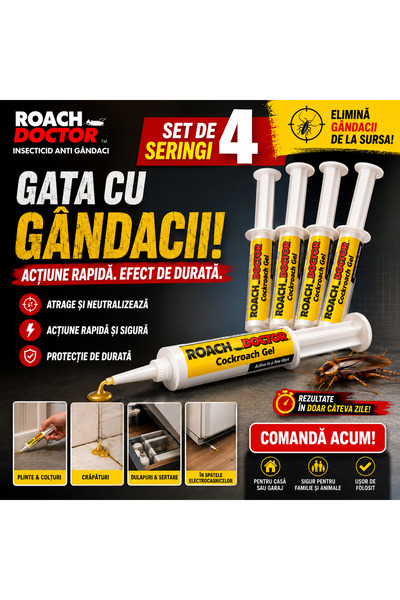 OEM SET 4X SERINGI INSECTICID ANTI GANDACI (RO-V18) (ZVN)
