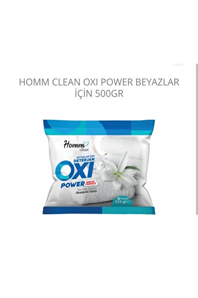 homm clean OXI power çamaşır beyazlatıcı