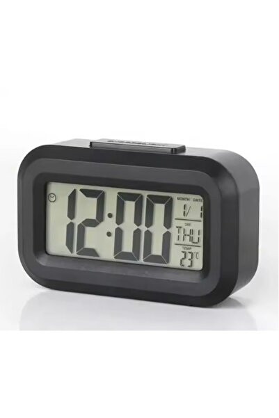 Choice Black Mini Clock LED Digital Alarm Clock Backlight Snooze Data Time Ca...