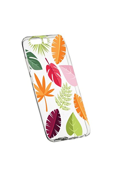 bestcase Husa Silicon, Transparent, Slim, Toamna, Frunze, 151, Huawei Y6 2018