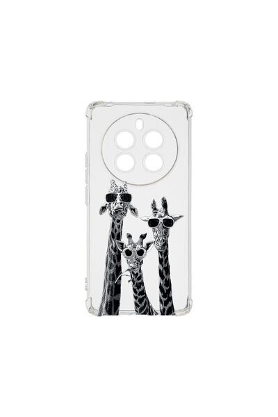 bestcase ¬Æ Husa Anti Shock 1.5MM, Compatibila Cu Realme 12 Pro, Cool Giraffe...