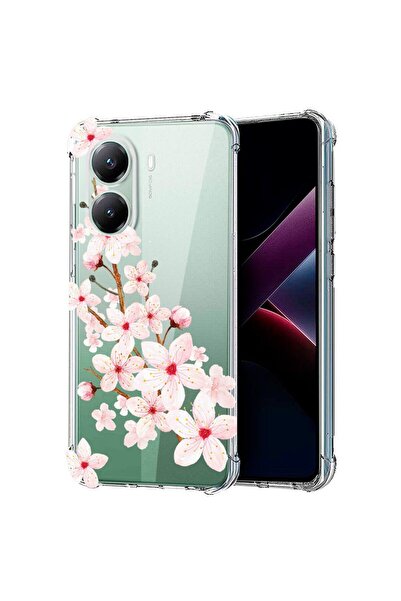 bestcase ¬Æ Husa compatibila Poco X7 Pro 5G, Anti Shock 1.5MM, Spring Flower,...