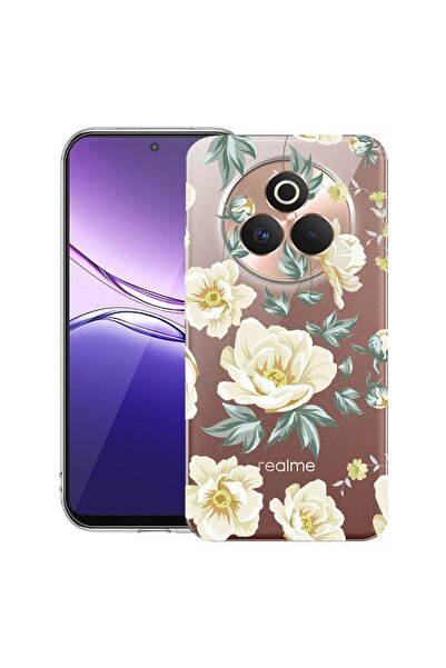 bestcase ¬Æ Husa pentru Realme P3 Pro cu Design Flowers, Clear Slim Silicon, ...