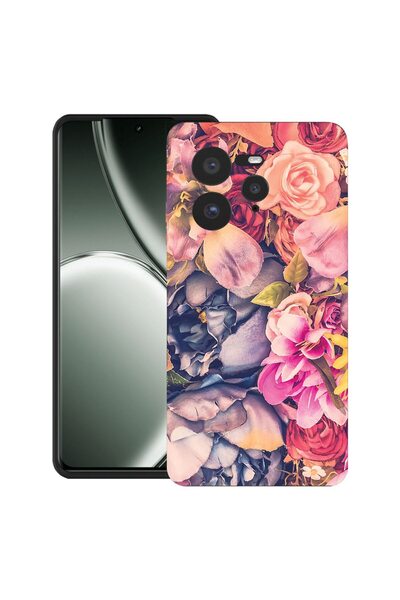 bestcase ¬Æ Husa pentru Realme GT 7 Pro cu Design Floral, TPU Mat Ultra Slim,...