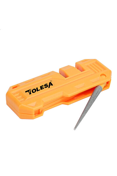 Choice Length 80mm Mini Knife Sharpener TOLESA Pocket Knife Sharpener Surviva...