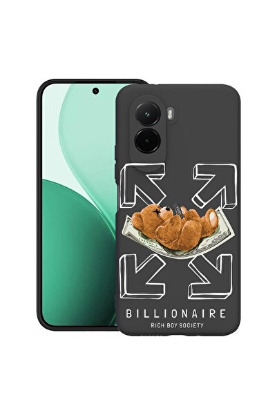 bestcase Θήκη TPU Υπέρλεπτη Συμβατή με Poco M7, με σχέδιο Billionaire Bear, 3...