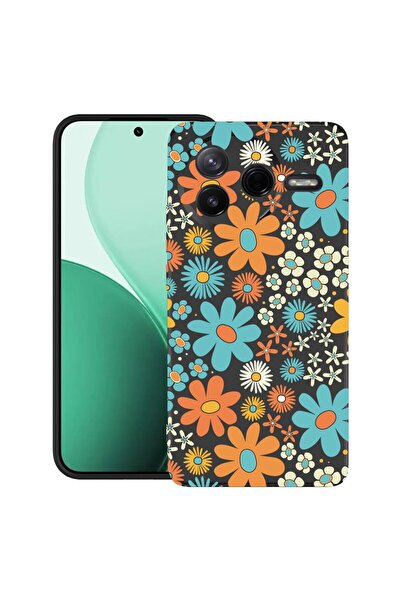 bestcase ¬Æ Husa TPU Ultra Slim Compatibil cu Poco F7 Pro, cu Design Flowers ...
