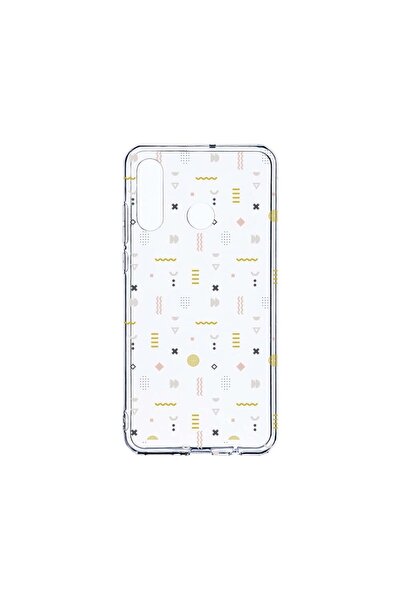 bestcase Διαφανής Θήκη Σιλικόνης 2MM, Συμβατή με Huawei P30 Lite, Σύμβολα, Αν...