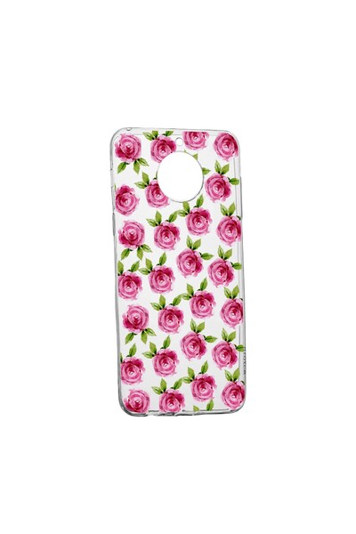 bestcase Husa Silicon Compatibila Cu Nokia C30, Rose, rezistenta la uzura, TR...