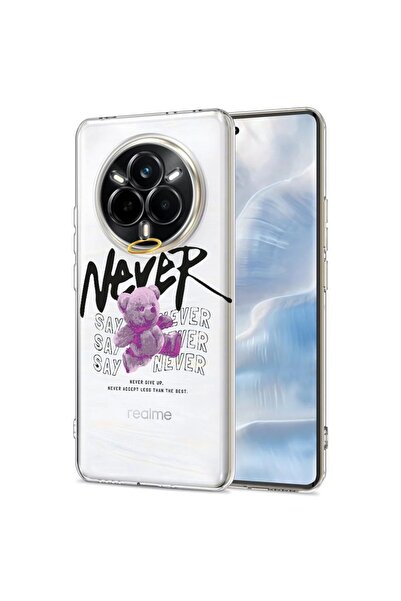 bestcase Θήκη για Realme 14 Pro 5G, BestCase® Διαφανής Σιλικόνη 2MM, Αρκουδάκ...