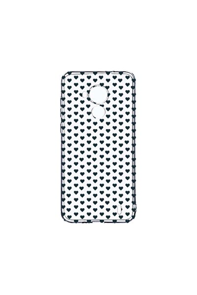 bestcase Διαφανής Θήκη Σιλικόνης 2MM, Συμβατή με Nokia C30, Σχέδιο Μικρές Καρ...
