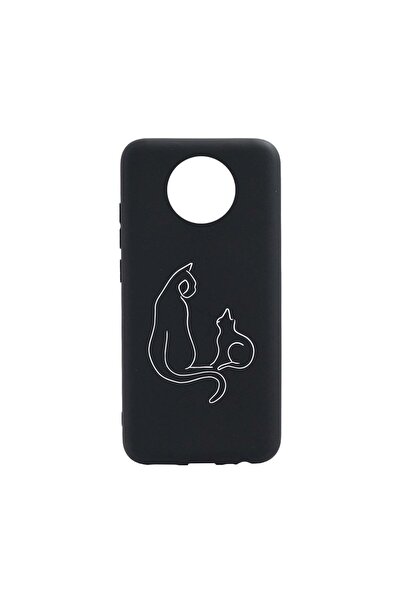 bestcase Husa Silicon Compatibila cu Nokia C10, Abstract Cat, rezistenta la u...