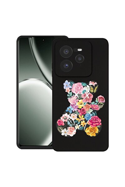 bestcase ¬Æ Husa pentru Realme GT 7 Pro cu Design Teddy Bear Color Flower, TP...