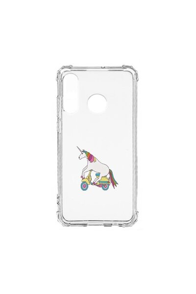 bestcase Husă Antișoc din Silicon Compatibilă cu Huawei P30 Lite, Unicorn pe ...