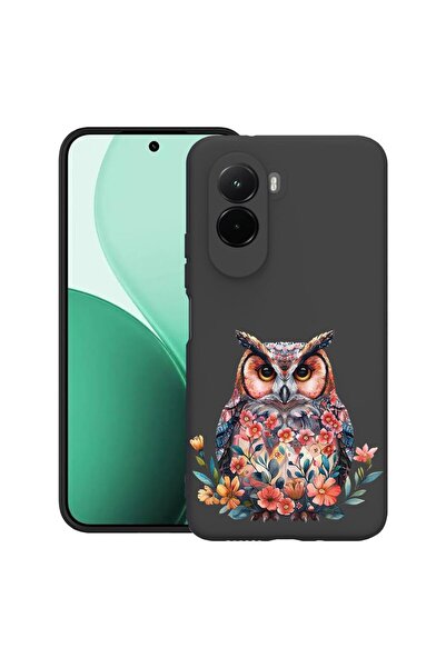 bestcase Υπέρλεπτη Θήκη TPU Συμβατή με Poco M7, με Σχέδιο Κουκουβάγιας, 31196...