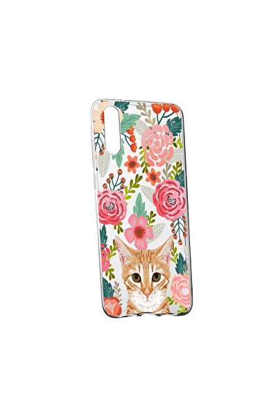 bestcase Husa Silicon Cat and Flowers, Compatibila Cu OnePlus Nord CE 5G, rez...