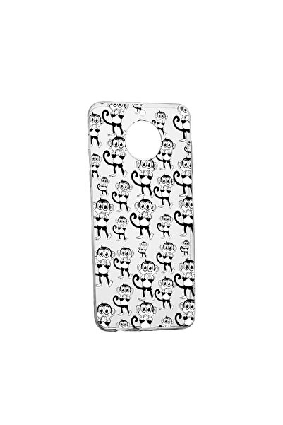 bestcase Силиконов калъф, съвместим с Nokia C10, Маймуни, устойчив на износва...