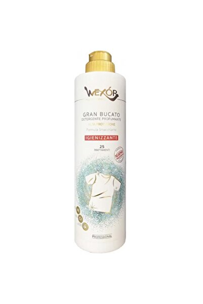 Wexor Set 2 x Detergent Rufe Igienizant, Indepartare Pete, Gran Bucato, 750 ml
