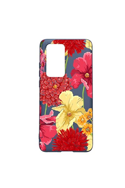 bestcase Θήκη Huawei P40, Κόκκινα Λουλούδια, Ανθεκτική στη φθορά, Αντιολισθητ...