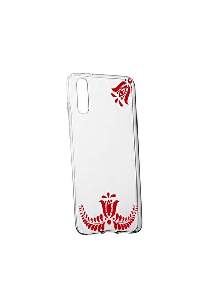 bestcase Husa Silicon, Transparent, Slim, Motiv Floare, Huawei P20 Plus
