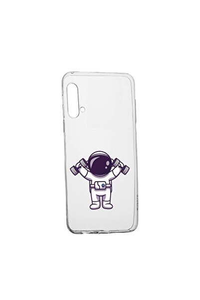 bestcase Husa Silicon Compatibila Cu Huawei Honor 20 Pro, Astronaut Gym, rezi...