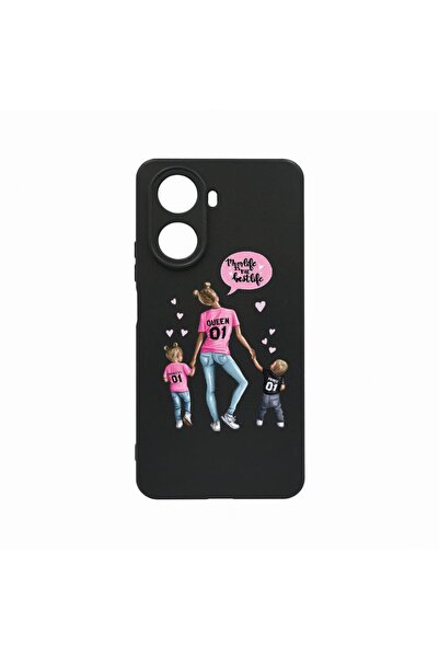 bestcase Θήκη, Συμβατή με Huawei Nova 10 SE, Σχέδιο Μαμά Ζωή με Αγόρι και Κορ...