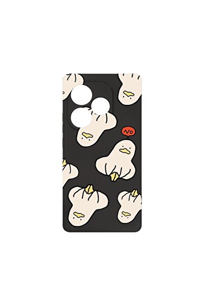 bestcase Husă Premium din Silicon, Compatibilă cu Realme GT 6, Model Rață, Su...