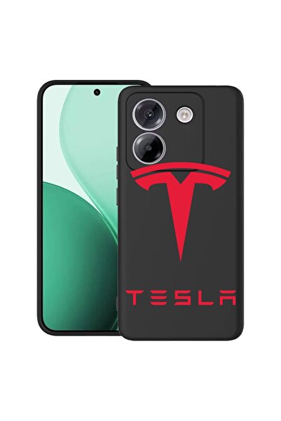 bestcase ¬Æ Υπέρλεπτη Θήκη TPU Συμβατή με Poco M7 Pro 5G, με Σχέδιο Tesla Red...
