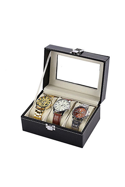 Choice10 3 slots Watch Boxes 2/3/4/5/6/8/10/12 Girds Cases Storage Boxes Watc...