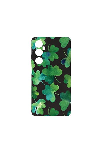 bestcase Θήκη Σιλικόνης Λεπτή 0.8MM, Συμβατή με Realme C65, Πράσινο φύλλο, Πρ...