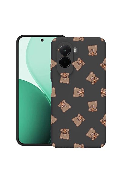 bestcase Υπέρλεπτη Θήκη TPU Συμβατή με Poco M7, με σχέδιο με αρκουδάκι, 31196...