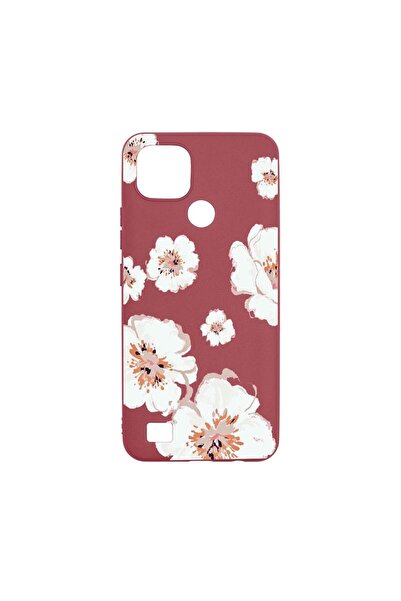 bestcase Husa Silicon, Compatibila Cu Realme C21, Pastel Colors - Flowers, re...