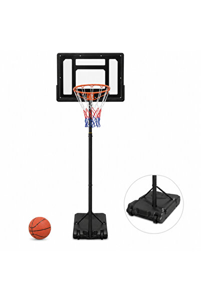 zola Cos baschet cu panou si suport, inaltime reglabila 150-259 cm, baza cu r...