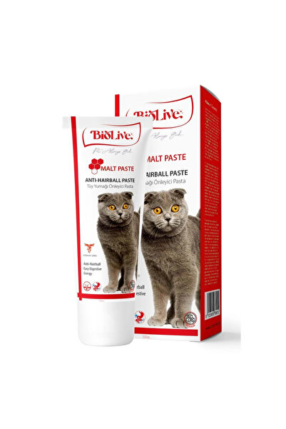 Genel Markalar Biolive AntiHairBall Kediler İçin Tüy Yumağı Önleyici Paste 100gr