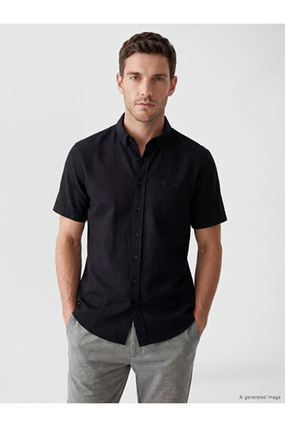 LC Waikiki Quality Parts from Çelebi Store Standard Fit Dobby Men's Shirt