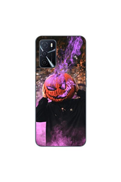 OEM Husa compatibila cu Oppo A16 Silicon Gel Tpu Model Halloween Cap Dovleac ...