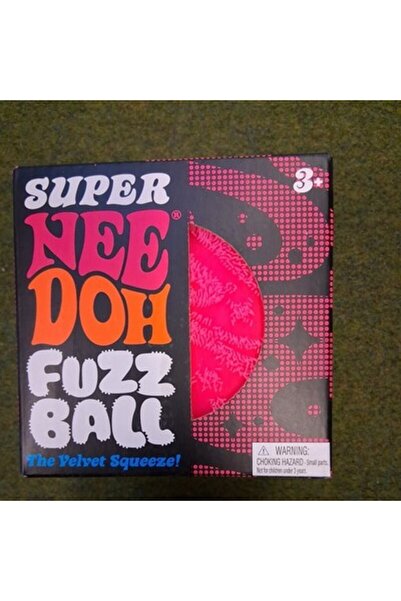 Schylling NeeDoh Super Fuzz Ball Velvet Squeeze Roz Autentic