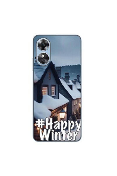 OEM Husa compatibila cu Oppo A17 Silicon Gel Tpu Model Happy Winter