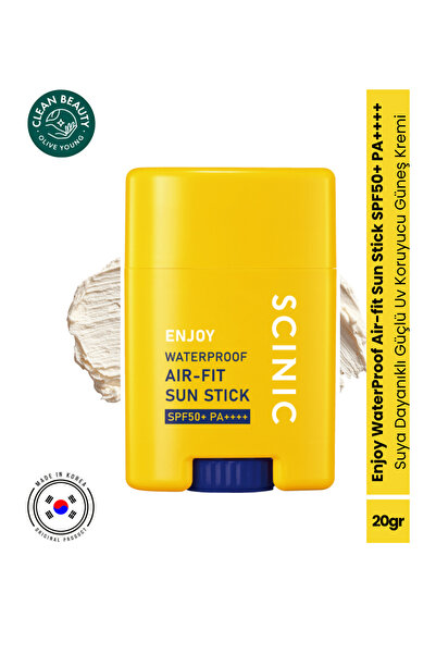 SCINIC Enjoy WaterProof Air-fit Sun Stick Suya Dayanıklı Yüksek Koruma Faktör...