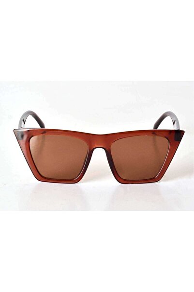 Generic Brand Unisex sunglasses with brown transparent frame - fashion glasses