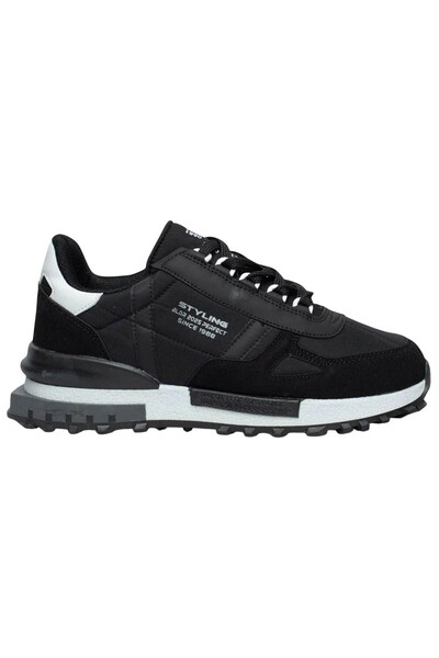 Bluefeet Bld Siyah Paraşüt Erkek Sneakers Spor Aykkabı