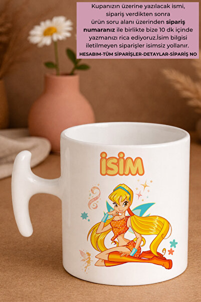 Witchy Co İsme Özel, Winx Stella Kupa Bardak
