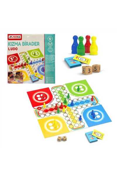 ideal STORE REDKA RD5309 LUDO KIZMA BİRADER AİLE KUTU OYUNU 6+