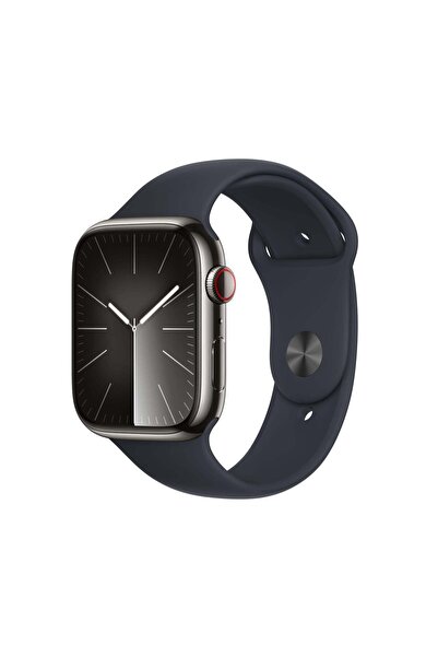 Apple Watch Series 9 GPS + Cellular 45mm Graphite Stainless Steel Case with M...