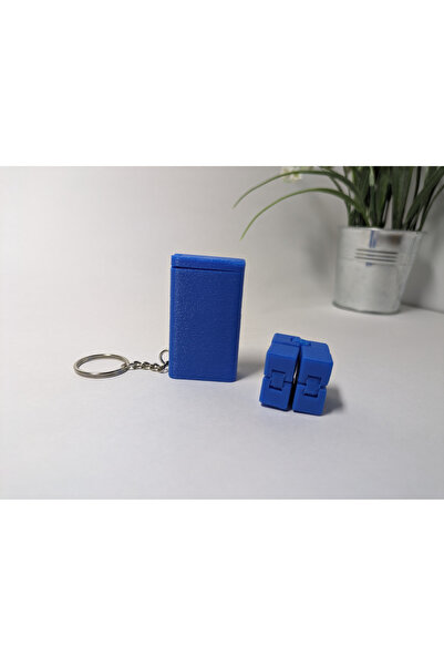 PeriYedi Anahtarlık Kılıflı Mini Fidget Sonsuzluk Küpü 1 Adet